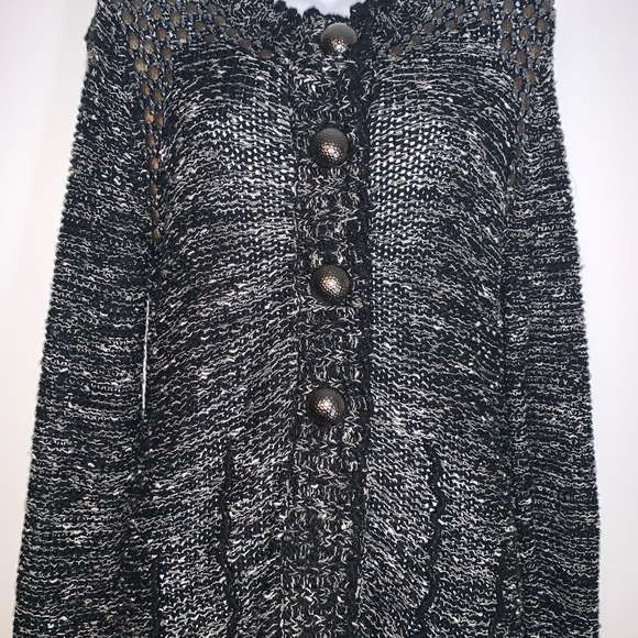 BCBG Max Azria // Studded Crochet Blazer Medium - Picture 5 of 12